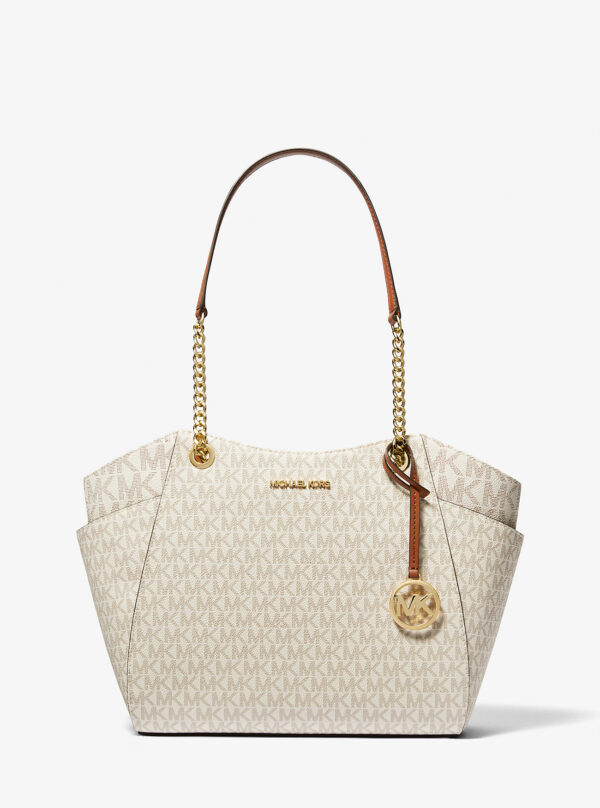 Michael kors Jet Set Large Signature Logo Shoulder Bag