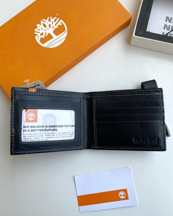 Timberland Men's Leather Slim fold Wallet - Image 5