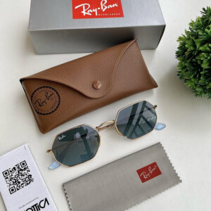 Ray-Ban Octagonal Flat Lens Sunglasses Rb3556n