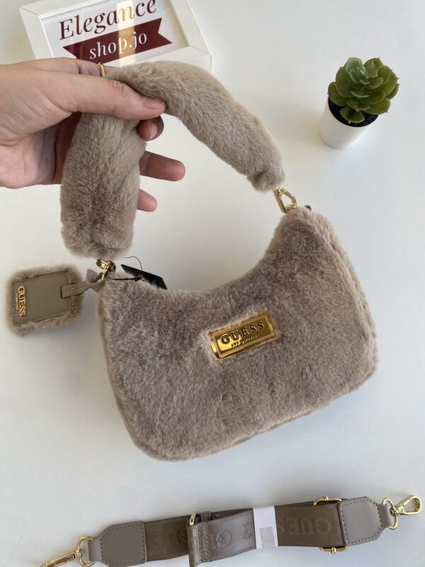 Guess Vanna Fur Shoulder Bag