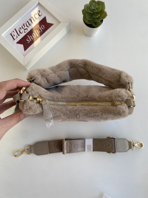 Guess Vanna Fur Shoulder Bag - Image 4