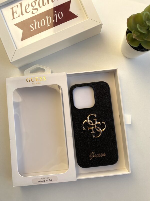 Guess Fixed Glitter Case For iPhone 15 Pro - Image 2