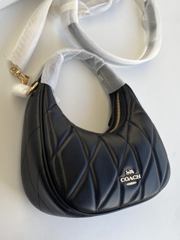 Coach Carmen Mini Crossbody Bag With Quilting - Image 3
