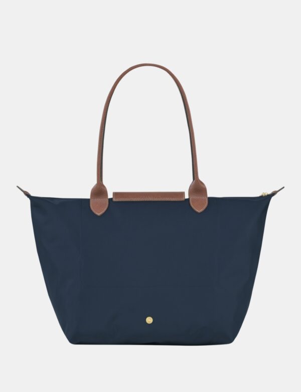 Le Pliage Original L Tote bag Navy - Recycled canvas - Image 3
