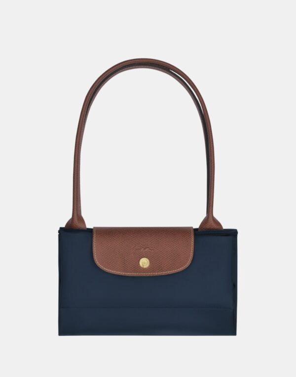 Le Pliage Original L Tote bag Navy - Recycled canvas - Image 5