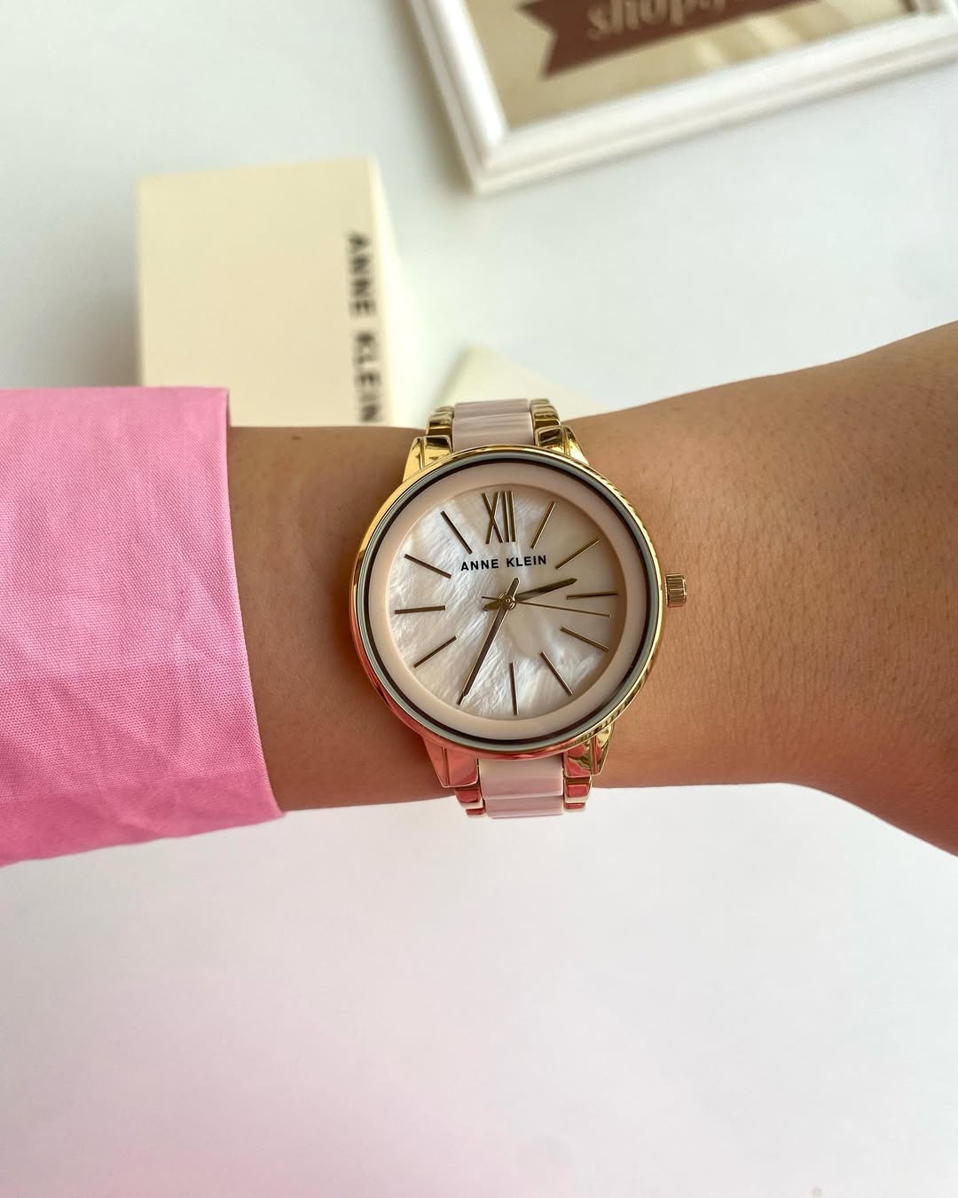 Anne Klein Women's Resin Watch AK/1412BMGB