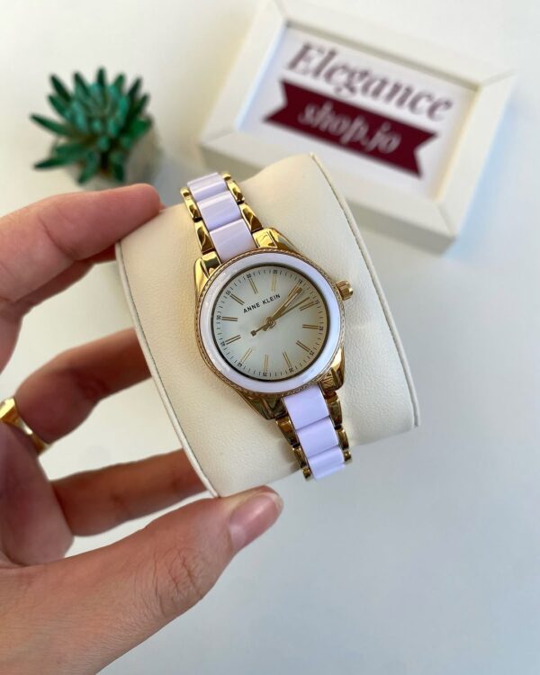 Anne Klein Women's Resin Bracelet Watch AK/3212WTGB