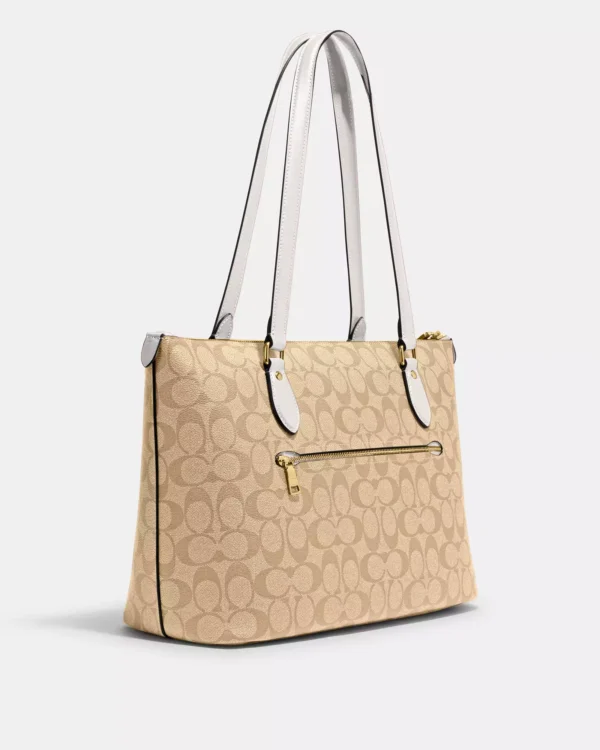 Coach Gallery Tote Bag In Signature Canvas - Image 3