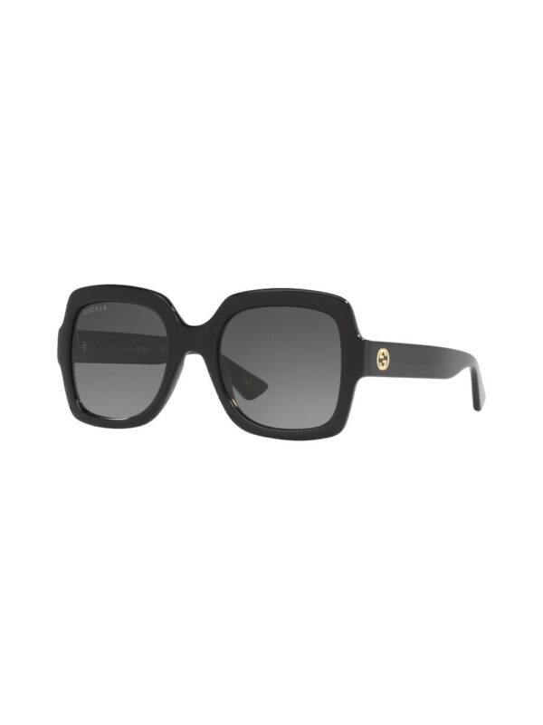 GUCCI logo-plaque square-frame sunglasses GG1337S - Image 5