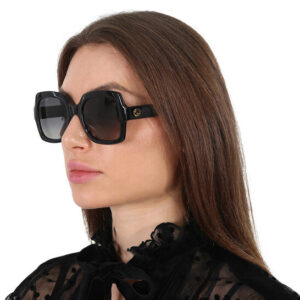 GUCCI logo-plaque square-frame sunglasses GG1337S