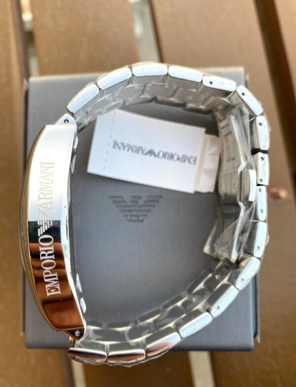 Emporio Armani Classic Men's Blue Dial Stainless Steel Watch - AR1635 - Image 3
