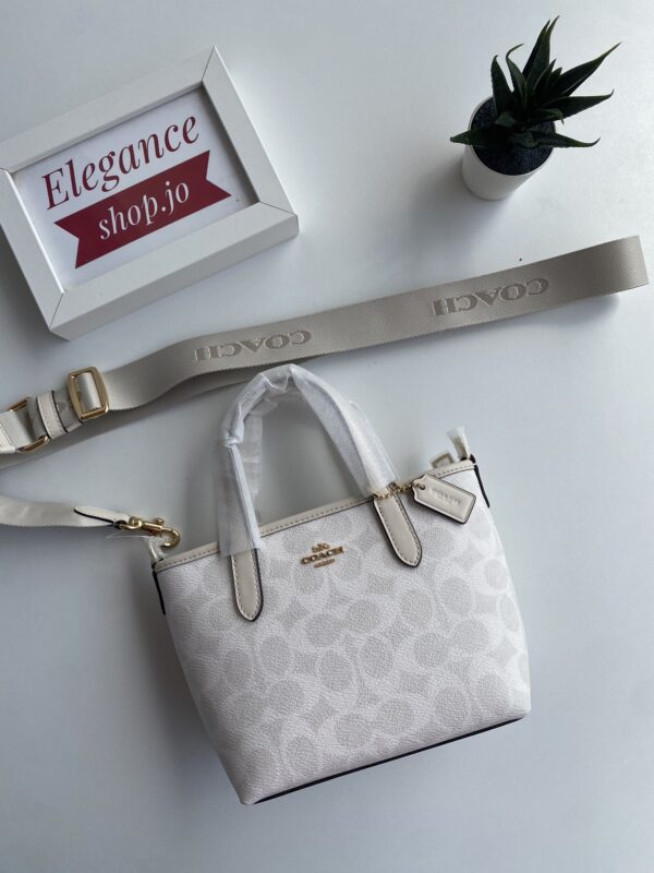 Coach City Mini Tote Bag In Signature Canvas