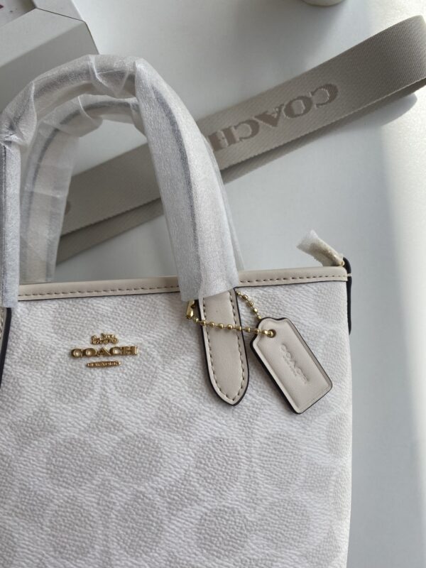 Coach City Mini Tote Bag In Signature Canvas - Image 3