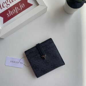 GUESS Laurel Tab Card Case, Coal Logo