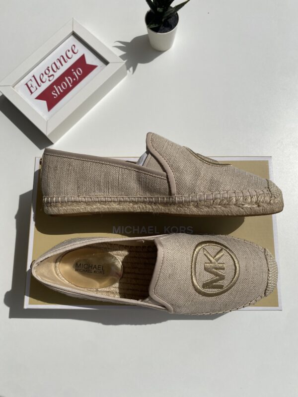 Michael Kors Hastings Two-Tone Cotton Blend Espadrille In Pale - Image 5