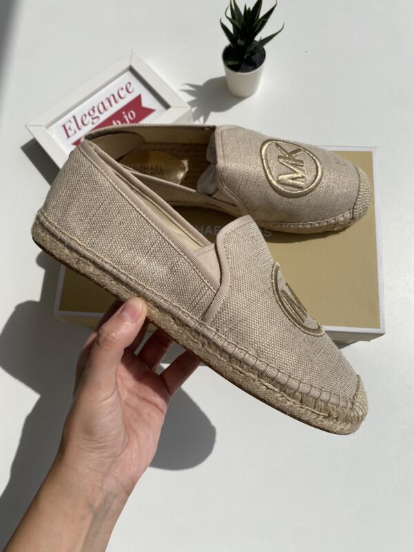 Michael Kors Hastings Two-Tone Cotton Blend Espadrille In Pale - Image 2