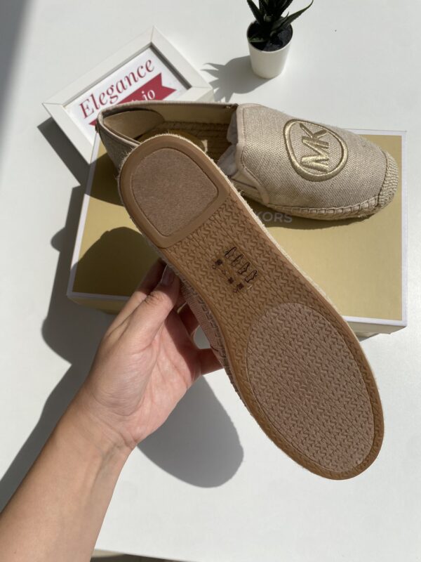 Michael Kors Hastings Two-Tone Cotton Blend Espadrille In Pale - Image 4