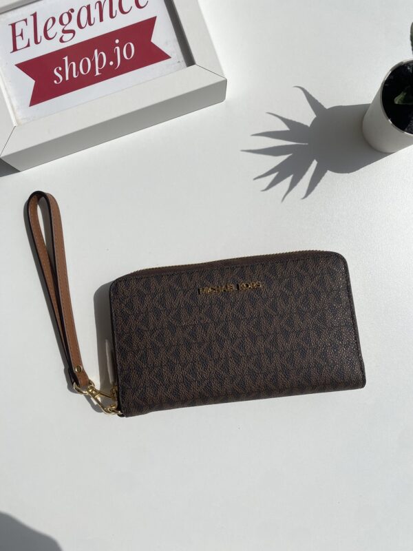 Michael Kors Jet Set Signature Logo Smartphone Wristlet