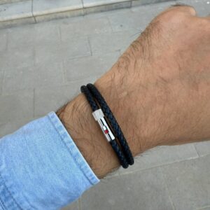 Tommy Hilfiger CASUAL CORE MENS LEATHER BRACELET - 2790264S