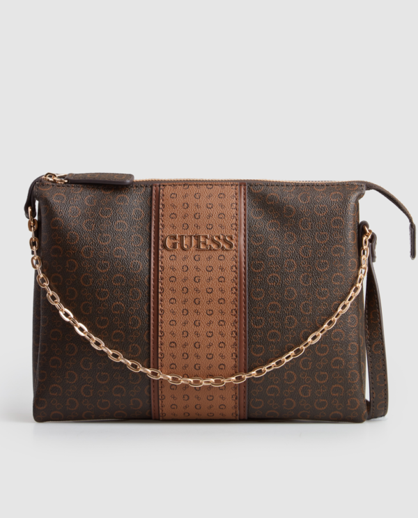 GUESS Womens Suma Crossbody Top Zip Handbag