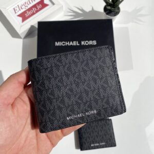 Michael Kors Men`s Logo Lettering Bi-Fold Wallet