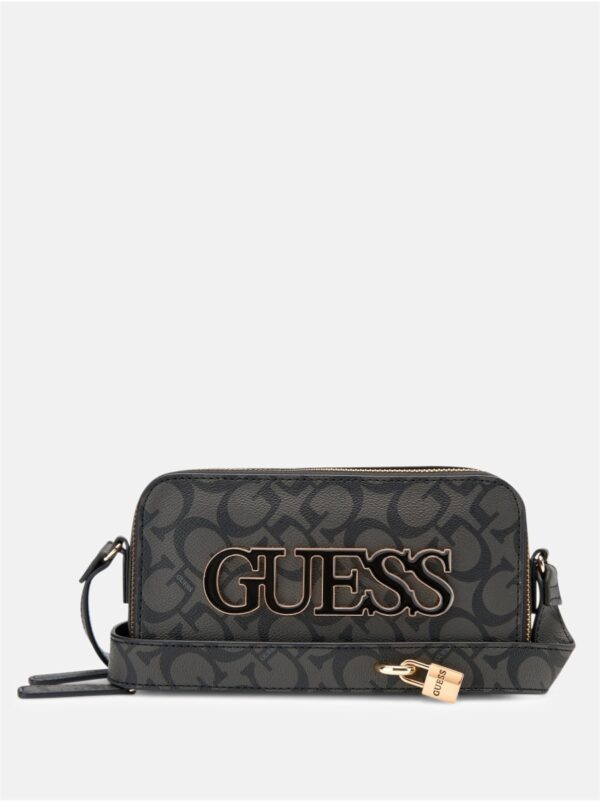 GUESS Womens Reinee MiniZip Crossbody Handbag