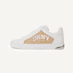 DKNY Women Abeni Arch Raffia Lace Up Shoes