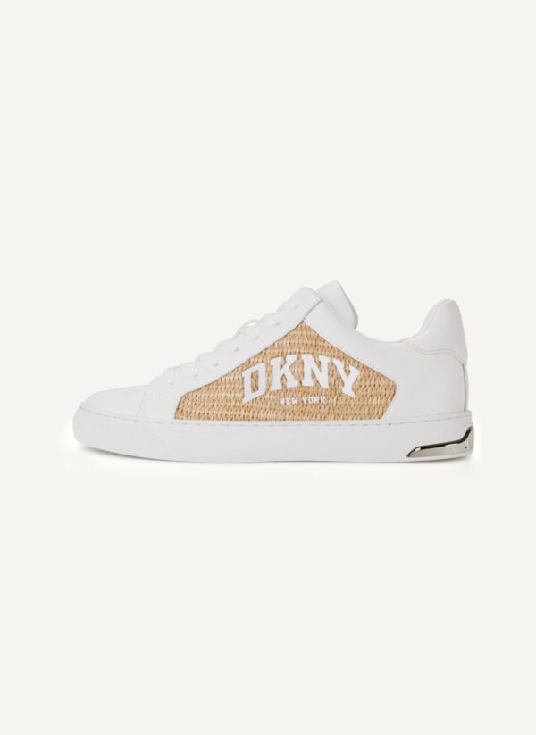 DKNY Women Abeni Arch Raffia Lace Up Shoes