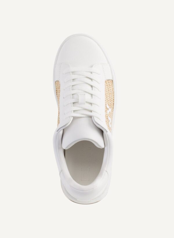 DKNY Women Abeni Arch Raffia Lace Up Shoes - Image 4