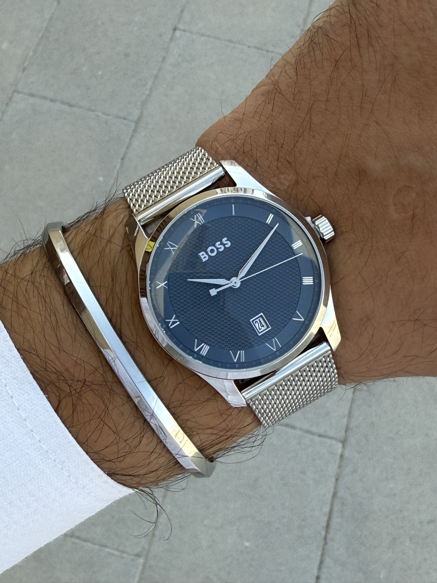 Hugo Boss PRINCIPLE MENS GALVANIC Watch - 1514115set