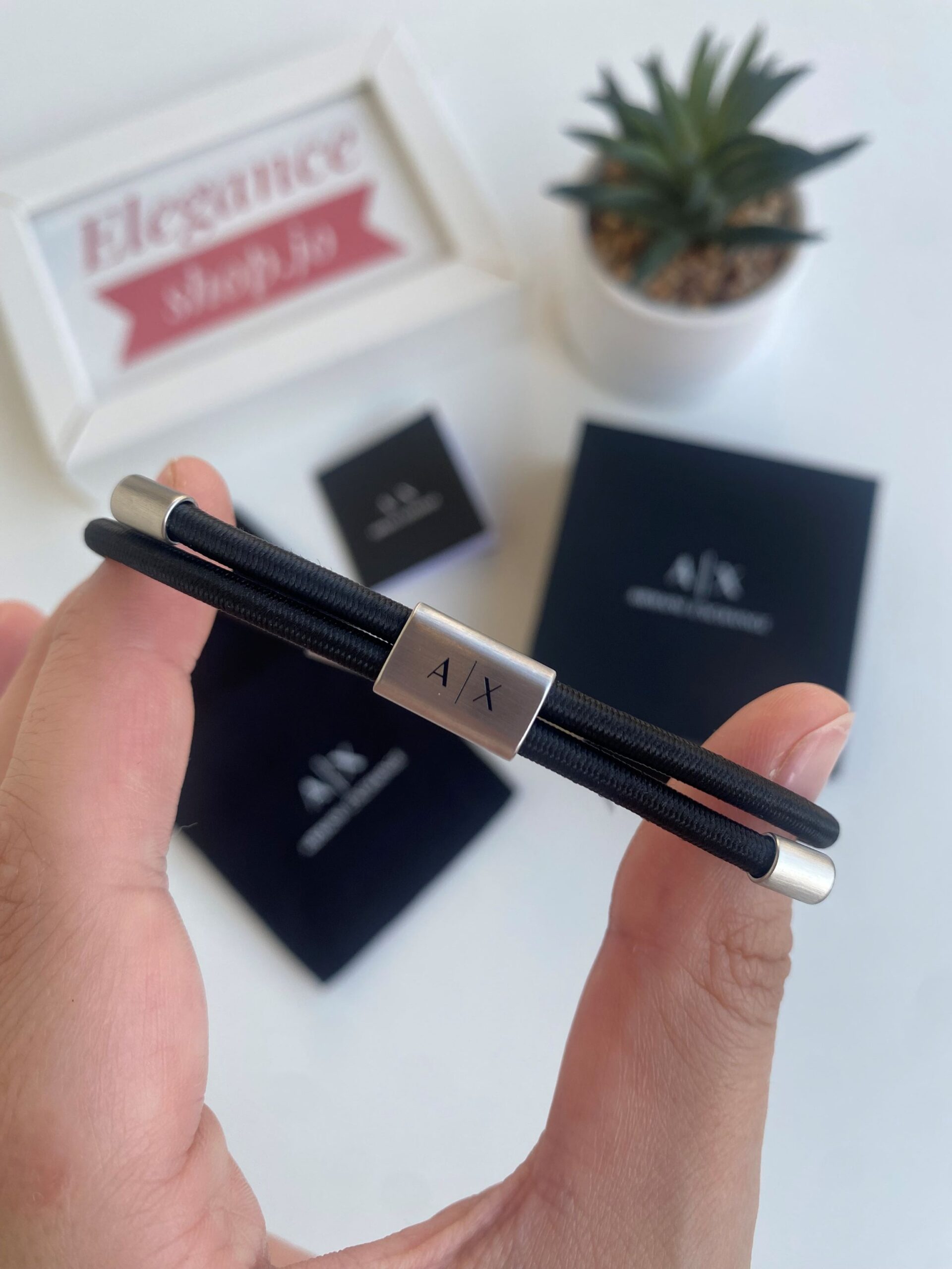 AX Armani Exchange Men's Nylon Bracelet - Image 2