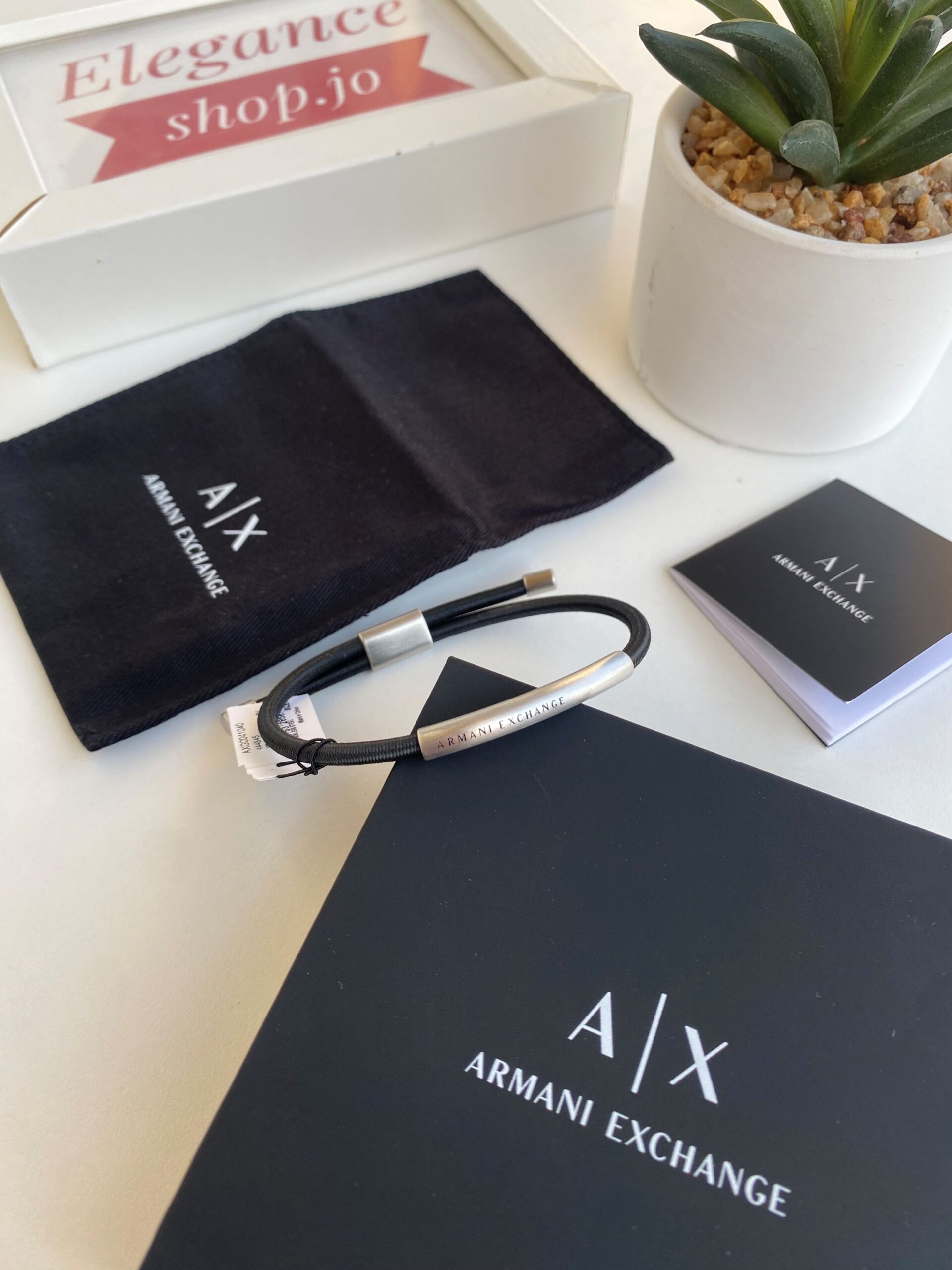 AX Armani Exchange Men's Nylon Bracelet - Image 4