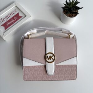 Michael Kors Greenwich Small Color-Block Signature Logo Crossbody Bag
