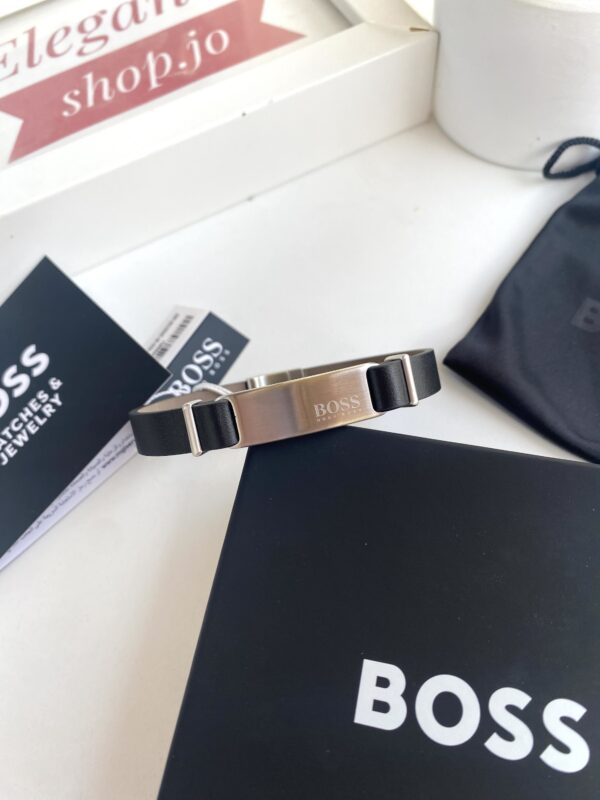 Hugo Boss URBANITE MENS LEATHER BRACELET - 1580044M - Image 4
